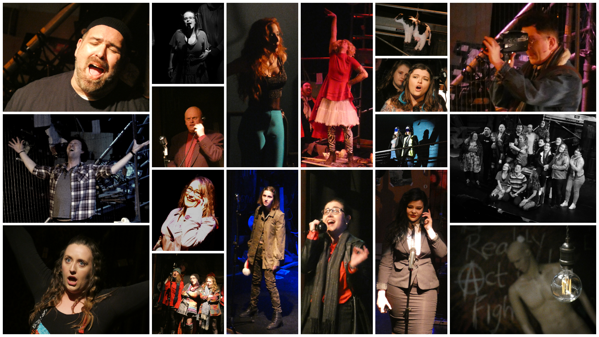 Rent at the Arc Theatre - montage by Gail Foster